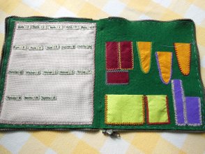 Embroidery, Needlecase, Sewing in of a Zipper