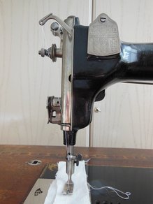 Sewing Head with Thread Guides & Builder's Plate
