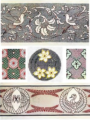 Colbert Embroidery, Thérèse de Dillmont, Sampler Scheme