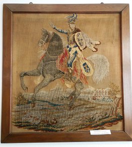 Embroidery Museum Eibenstock, Equestrian Portrait, Cross Stitch